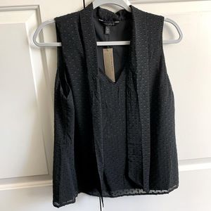 NWT Banana Republic Swiss Dot Top